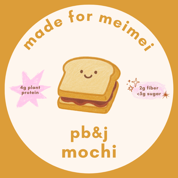 peanut butter & jelly mochi