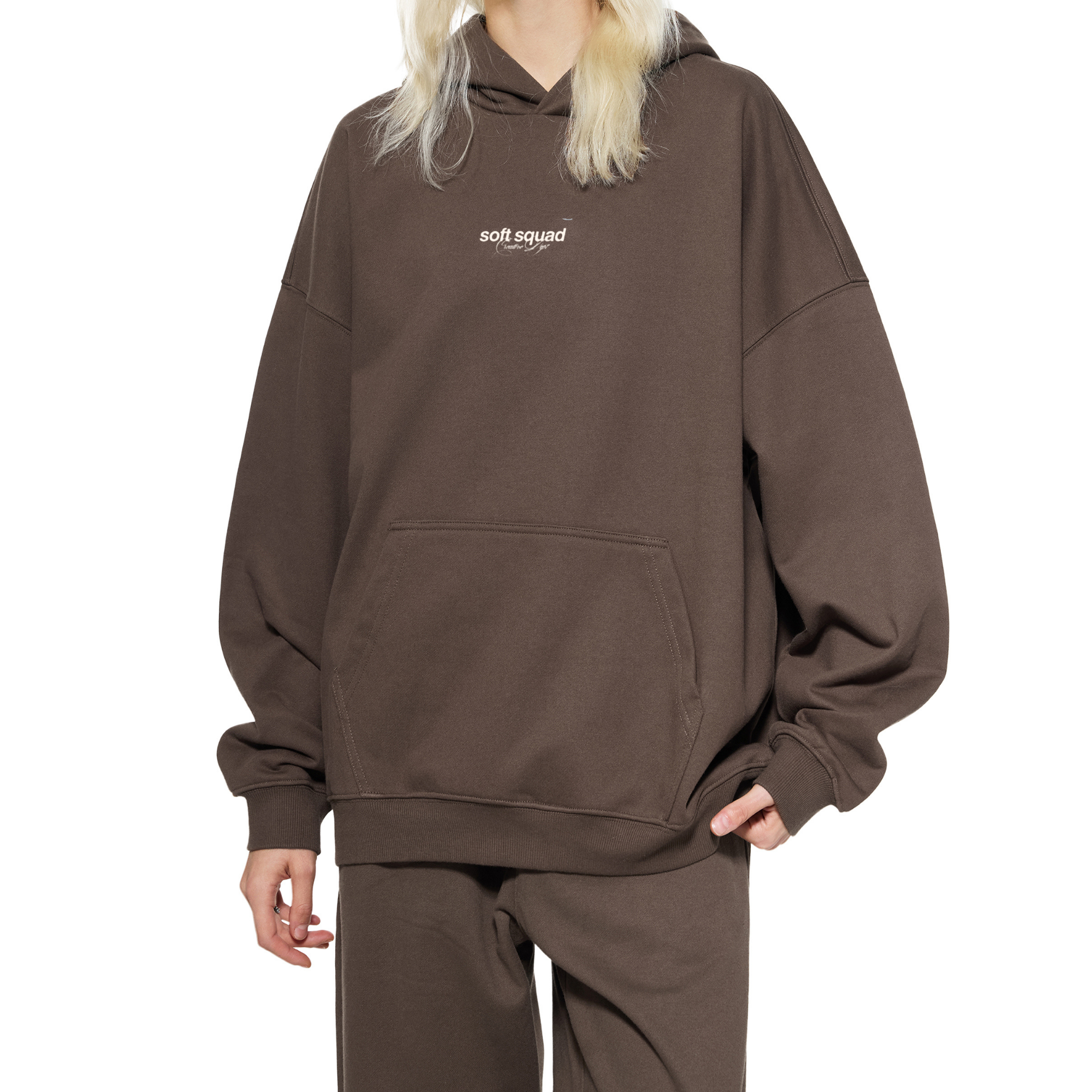 cream soft squad hoodie