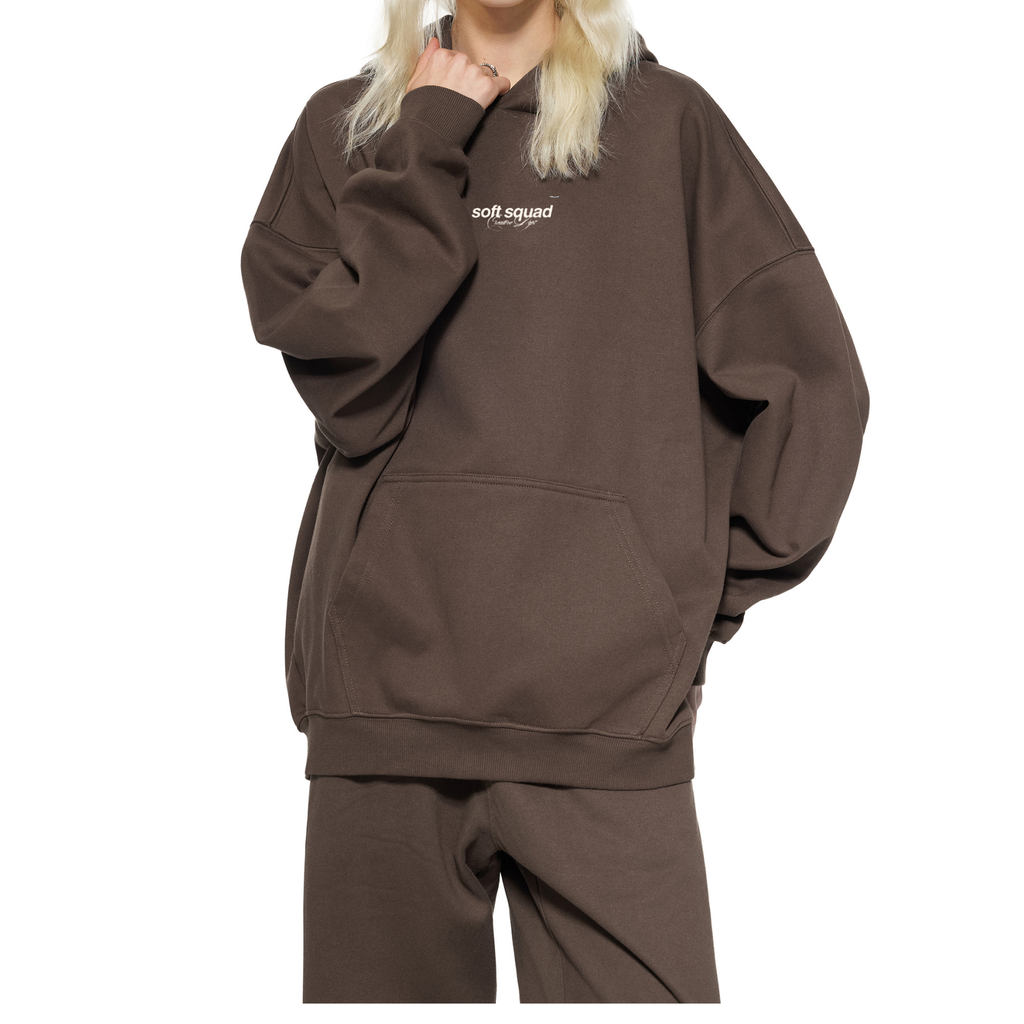 chocolate soft squad hoodie
