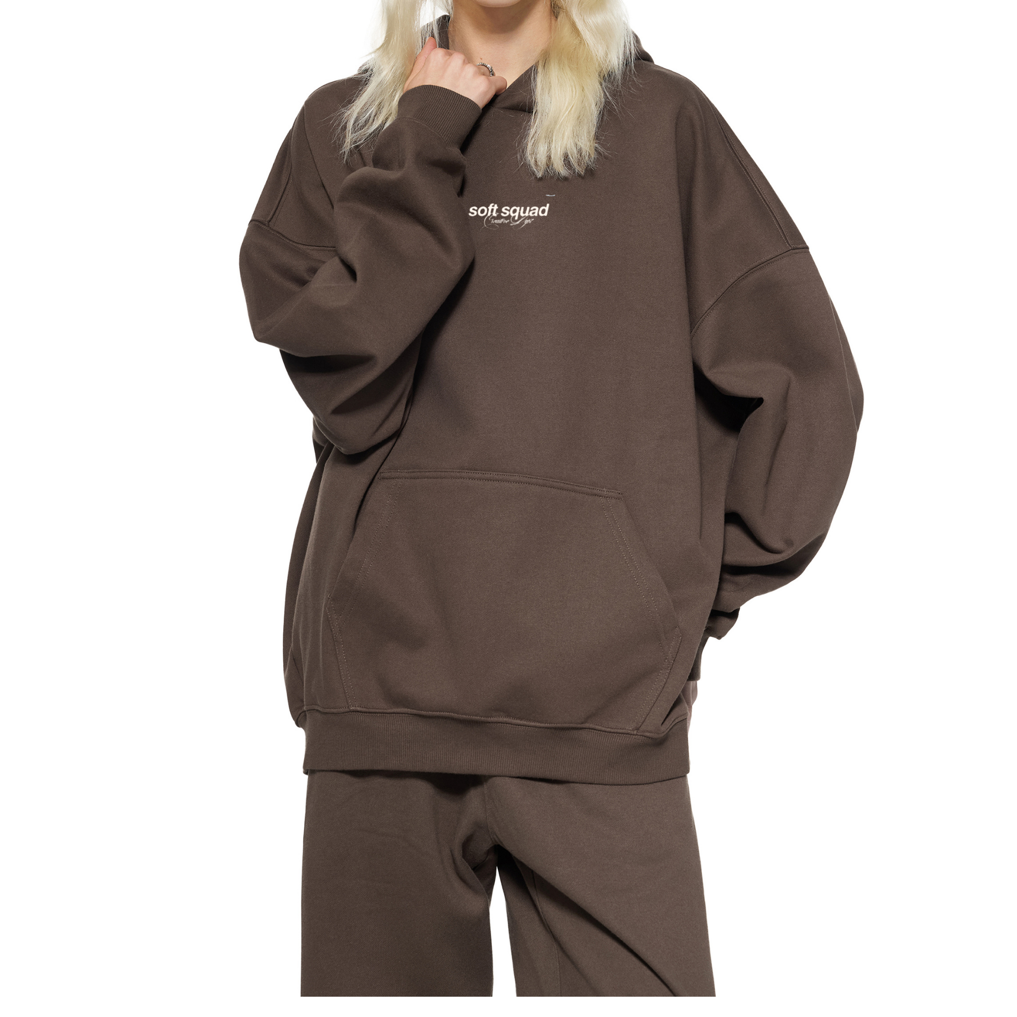 chocolate soft squad hoodie